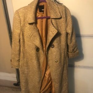 Massimo dress coat size small heavyweight tweed